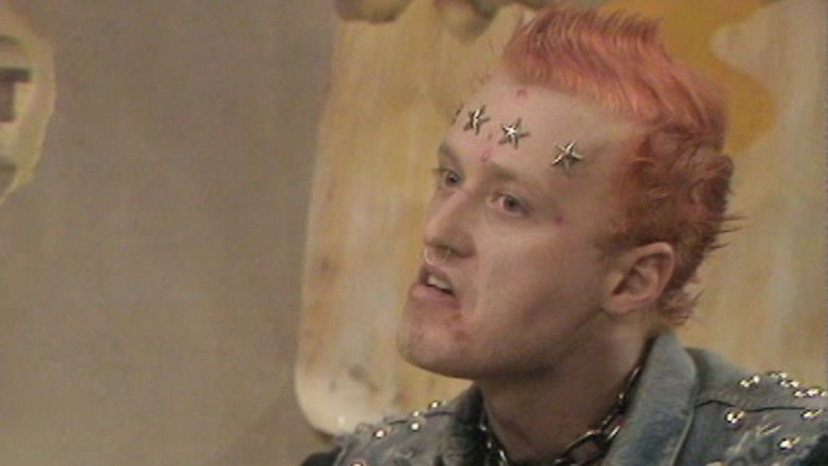 Adrian Edmondson as Vyvyan Basterd in the BBC show The Young Ones