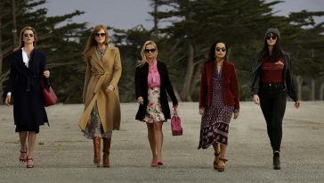 The leading ladies in the opening credits to HBO's Big Little Lies