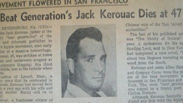 Jack Kerouac Obituary, 1969