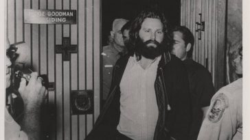 Jim Morrison after his arrest