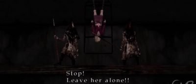 James confronts the final pyramid heads. He admits that he is weak.