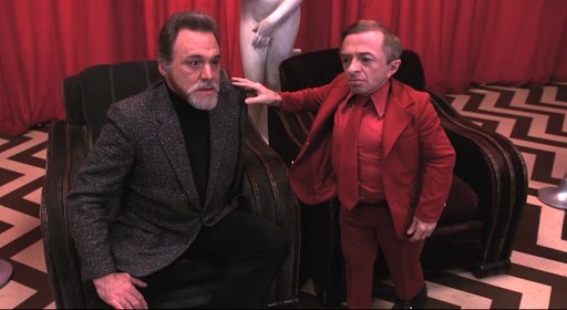 Mike and the Man from Another Place in the Red Room 