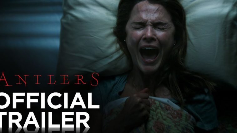 Antlers trailers shows a woman screaming in bed