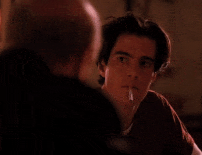 A gif of Major Briggs slapping the cigarette out of Bobby's mouth
