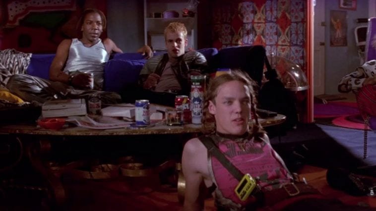 Dade, Nikon, and Cereal Killer relaxing in Hackers