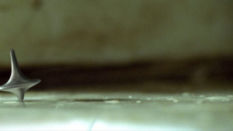 The spinning metal top spins in Inception