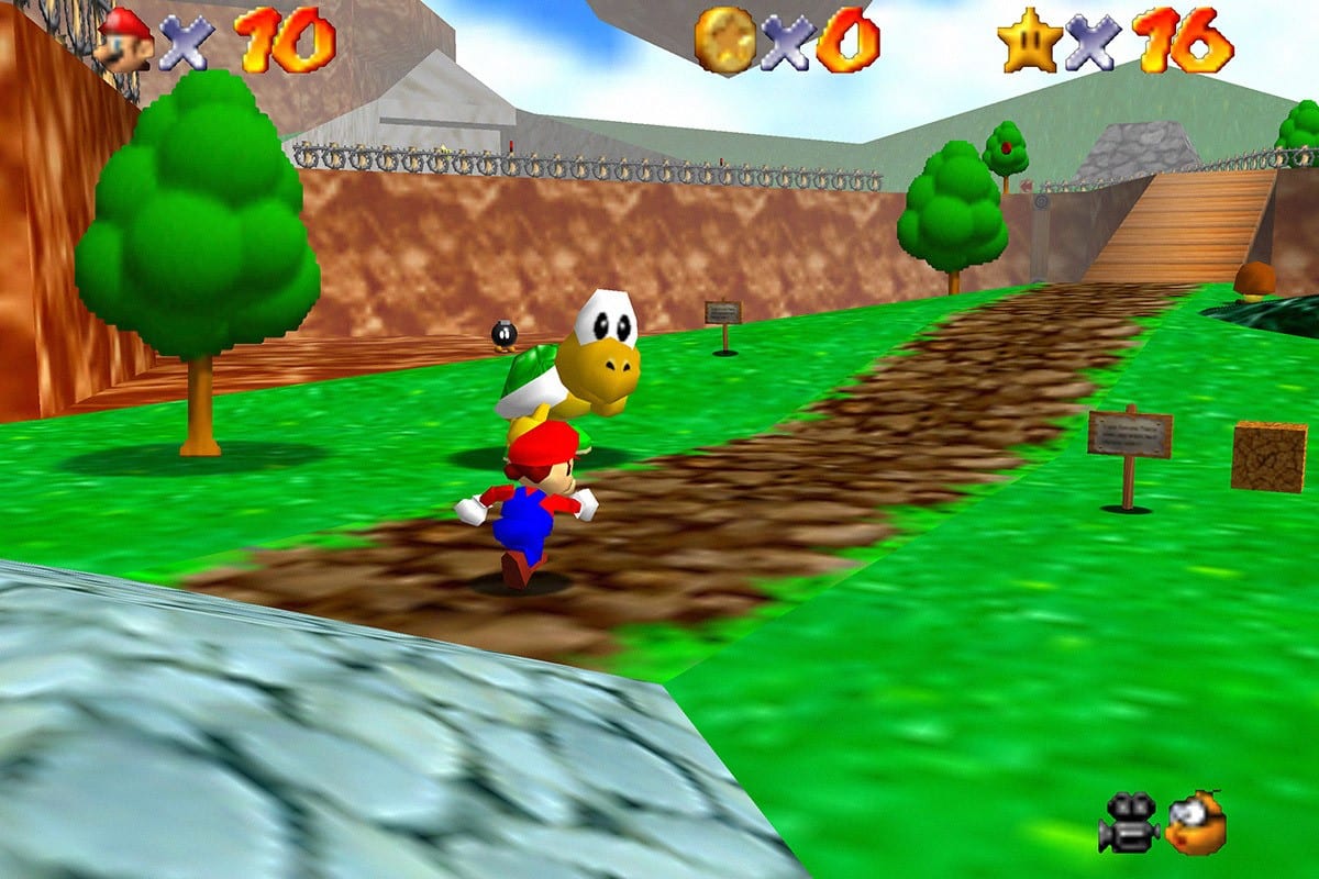 super mario 64 online character not moving