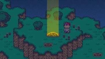 Ness investigates the strange object that crashed to earth at night. It glows into the night sky.