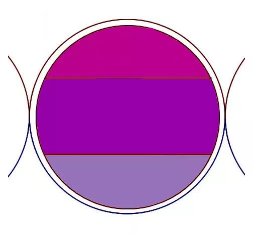 the visual circle image of Cooper's time loops as represented by time passage in Twin Peaks.