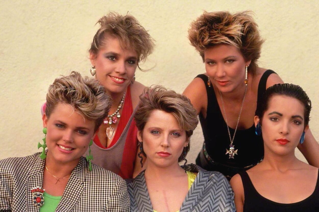 The Go-Go's in 1984 during the period where tensions in the band