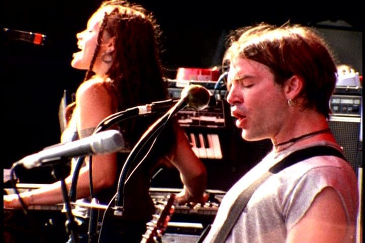 Courtney Taylor-Taylor and Zia McCabe of the Dandy Warhols