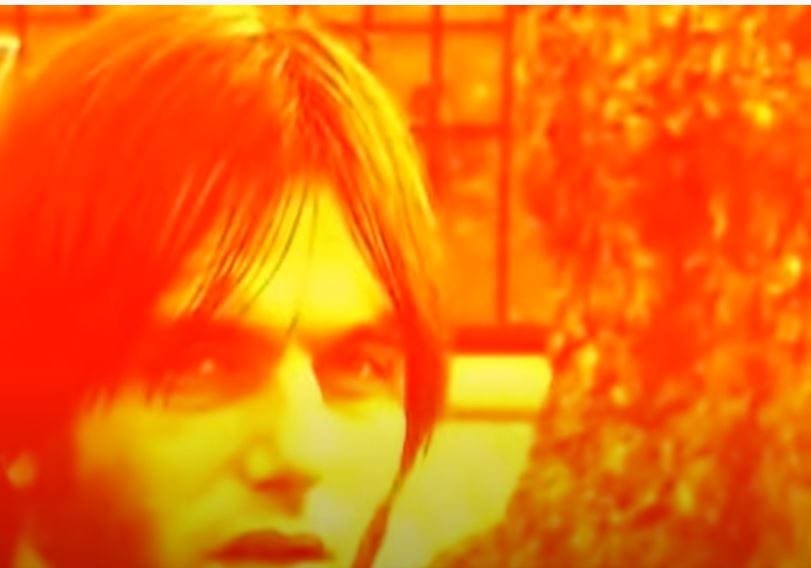 Anton Newcombe from The Brian Jonestown Massacre in orange light