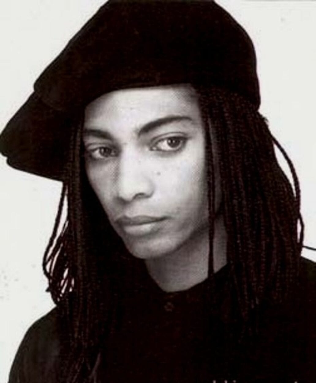 Terence Trent D’Arby wearing a hat 