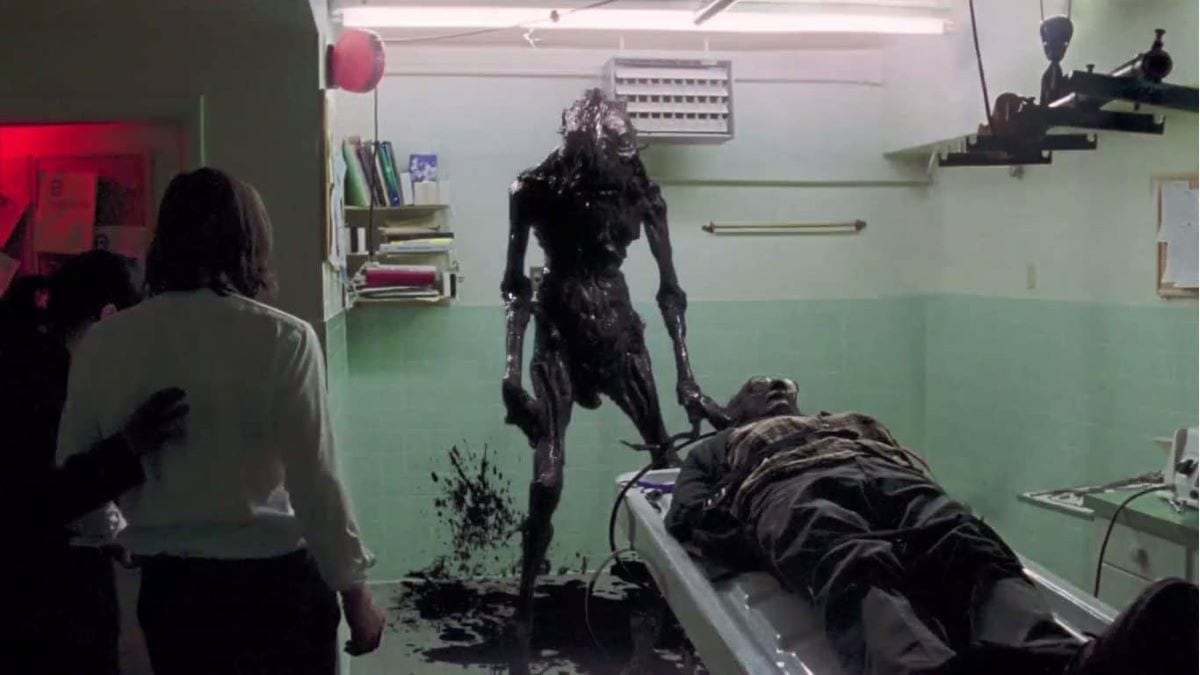 The monster is revealed in the mortuary in I Am Not A Serial Killer