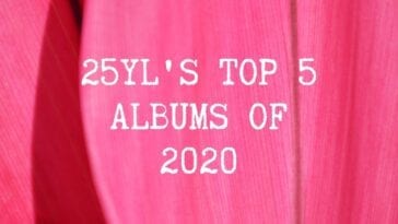 top 5 albums 2020 graphic