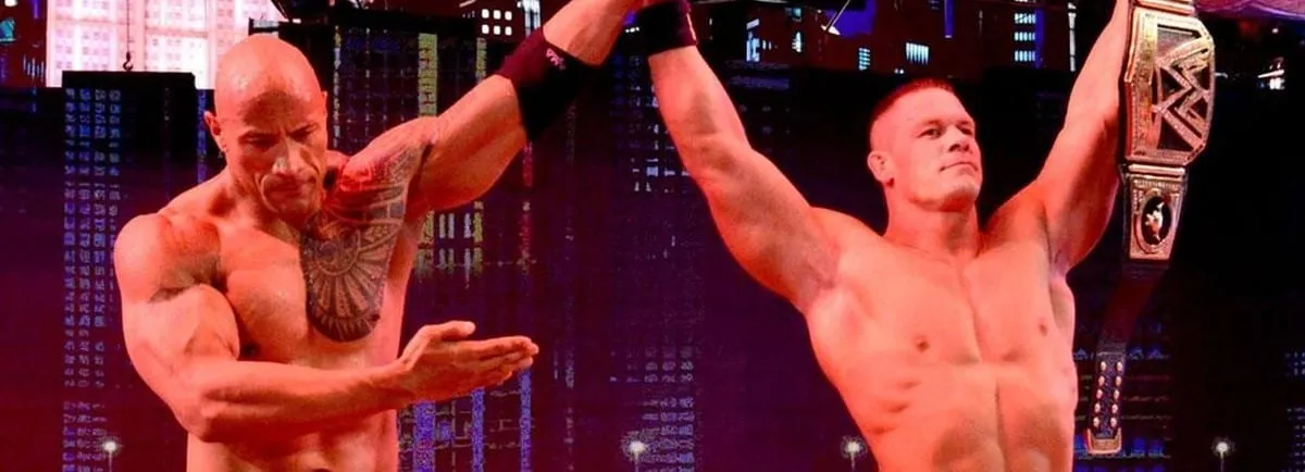The Rock and John Cena