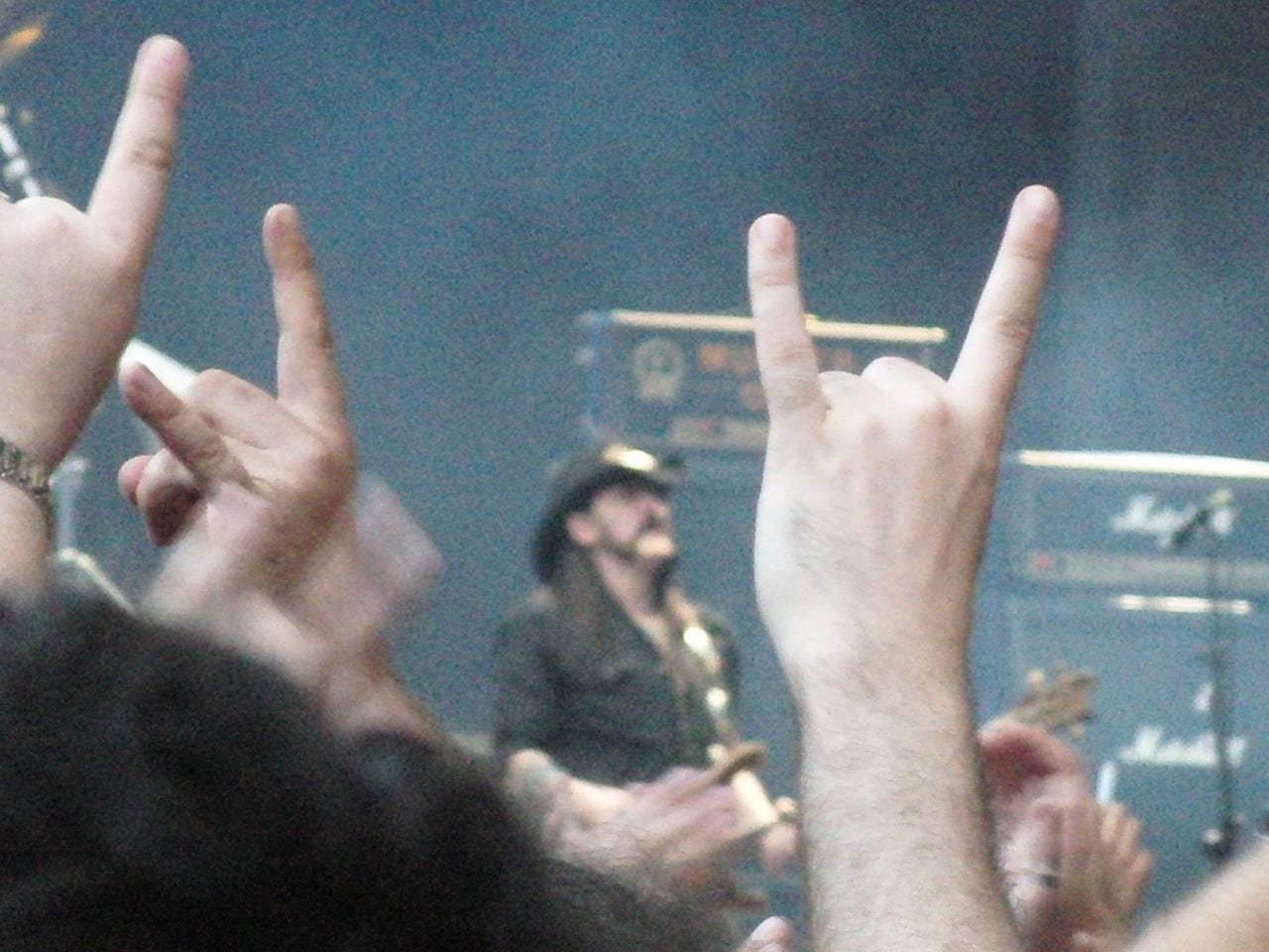 Lemmy on stage