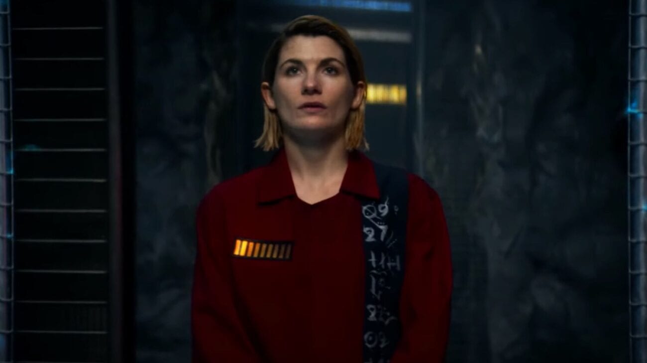 The Thirteenth Doctor (Jodie Whittaker) contemplates her life while in prison in Doctor Who "Revolution of the Daleks"