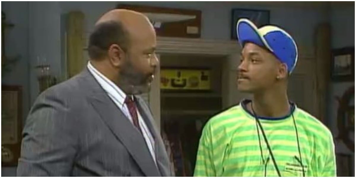 Will and Phil looking at each other in The Fresh Prince of Bel-Air