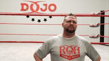 Danny Cage in the ROH dojo