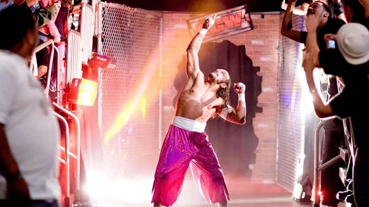 Sabu's entrance for ECW