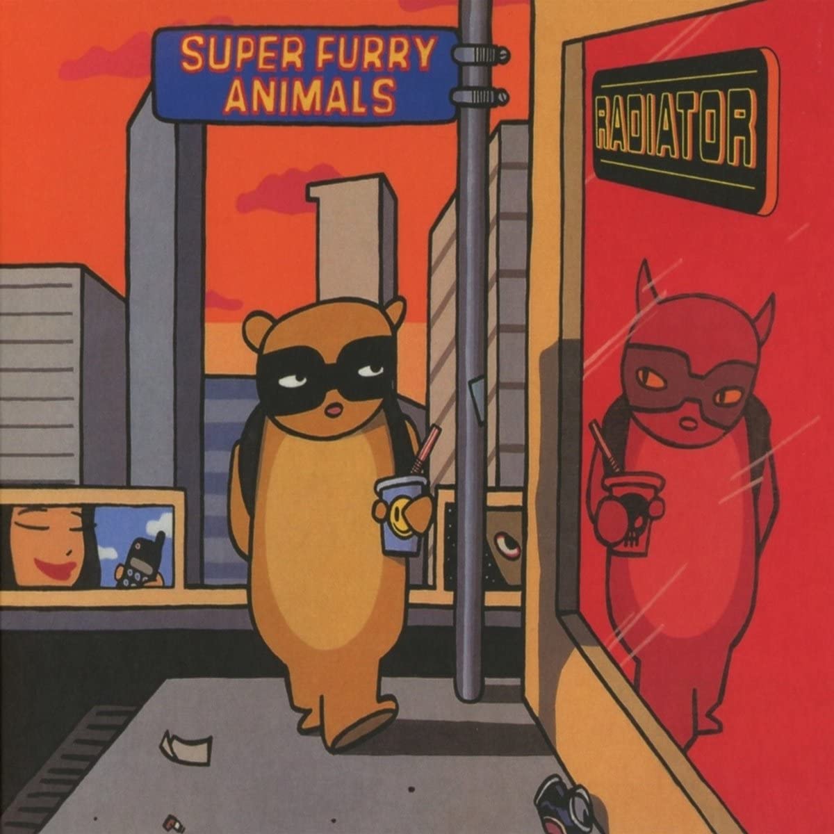 Super Furry Animals Radiator Cover Art
