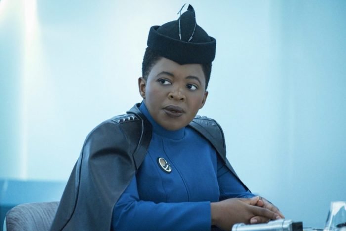 General Ndoye sitting at a conference table