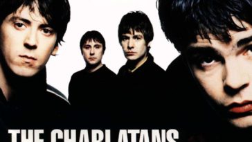 The Charlatans on the cover of Tellin' Stories