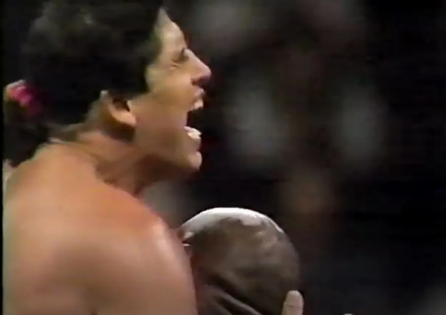 Tito Santana yells