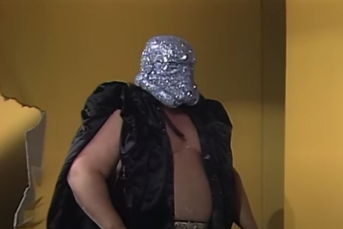 The Shockmaster in a shiny helmet