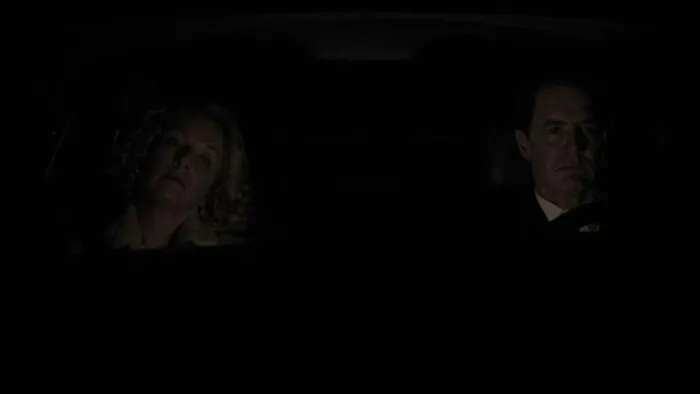 Richard driving Carrie to Twin Peaks.