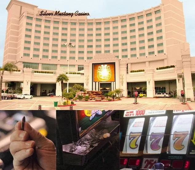 The Silver Mustang in Casino where Cooper experiences cascades of silver from the slot machines.