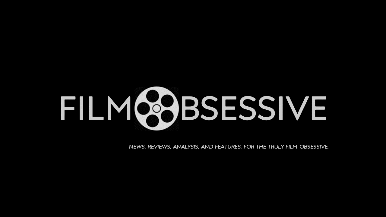 A logo reading Film Obsessive and featuring a rotating film reel.