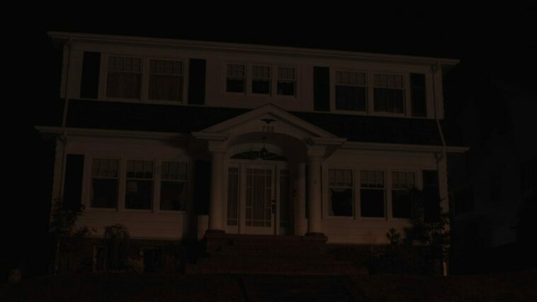 Laura Palmer's house with all the lights out