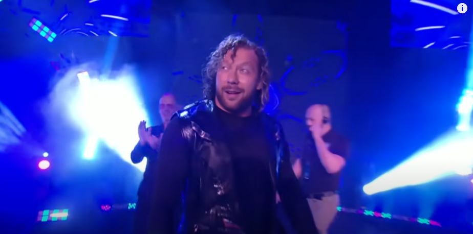 Kenny Omega walking to the room