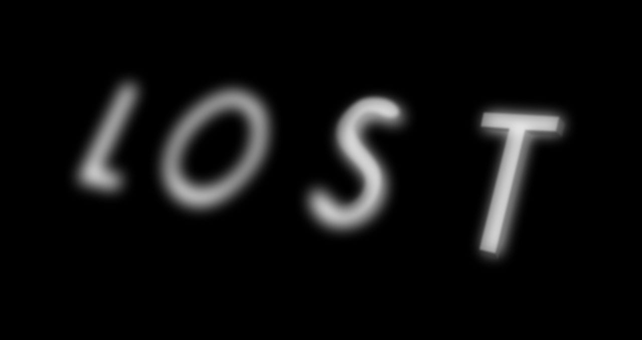 The title card from LOST