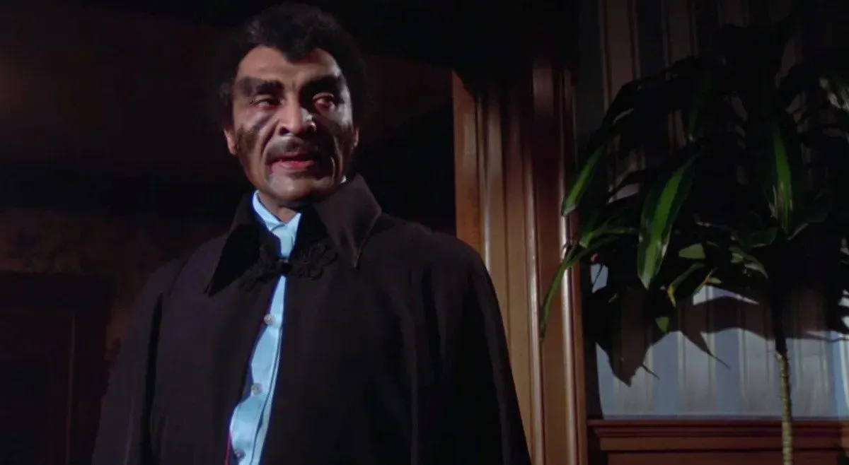 Blacula in full on vampire mode.