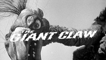 The Giant Claw (1957) still from the opening title