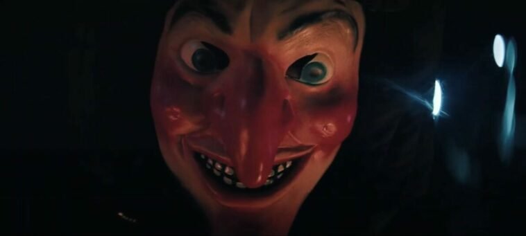 A closeup of the Punch mask