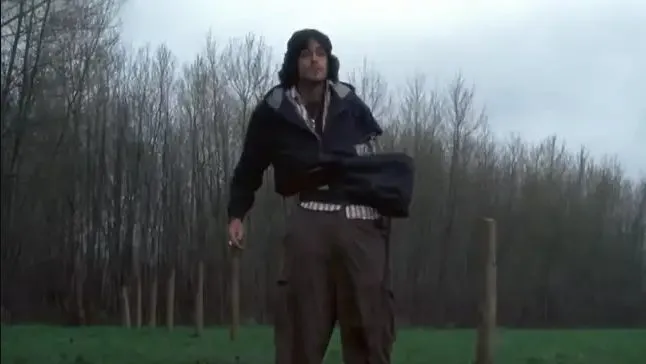 Rory after the fence cuts him into pieces in Final Destination 2 (2003)