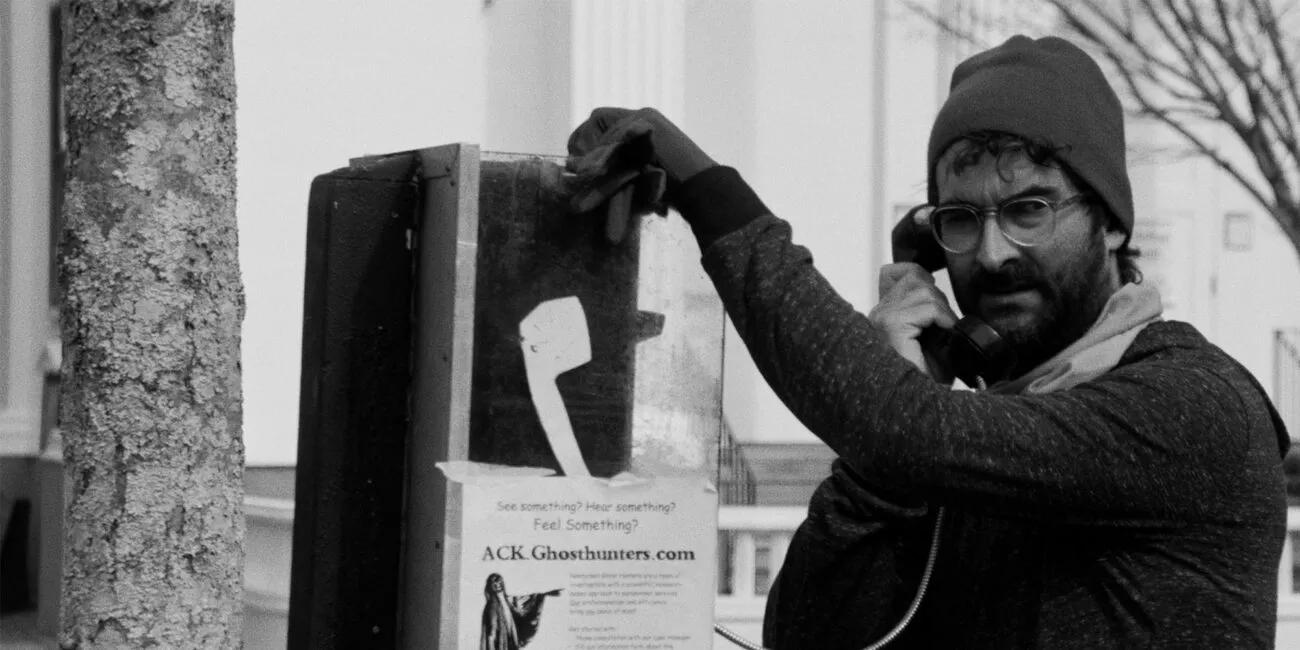 A man talking on the phone