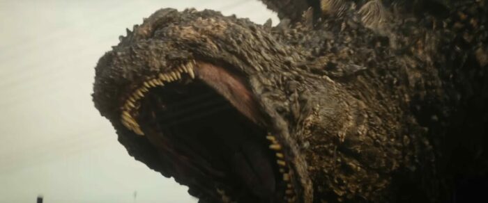 Godzilla opening his mouth