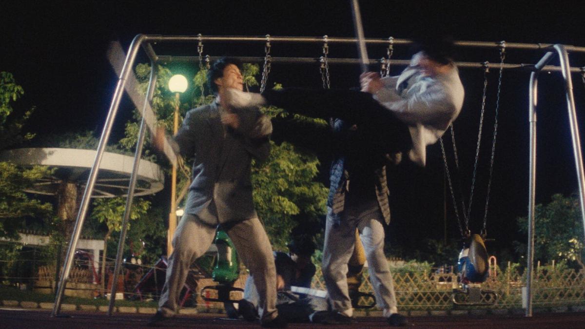 The playground fight scene from Police Story 2