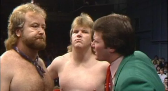 Jim Cornette talks to his boys, The Midnight Express, perhaps explaining why they will never be in the WWE Hall of Fame.