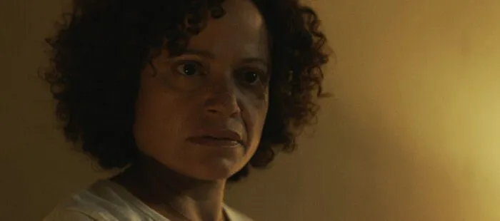 A woman looking surprised