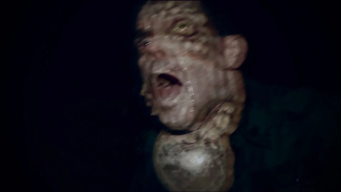 A man being turned into a frog