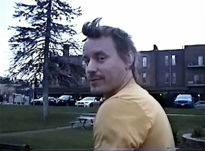 A man looking at the camera