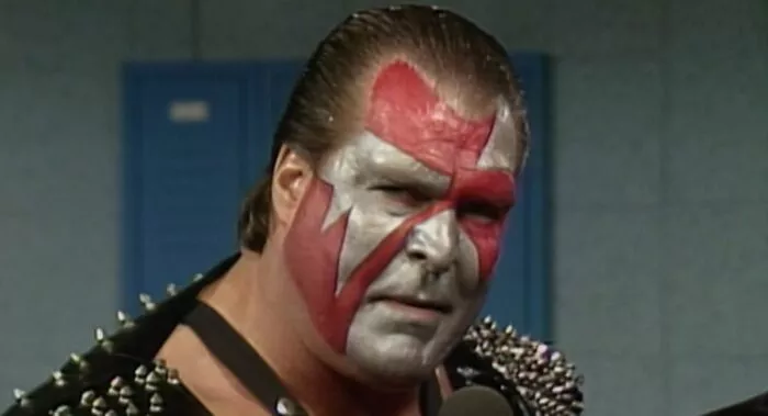 Ax gives the camera the death stare as he is interviewed backstage