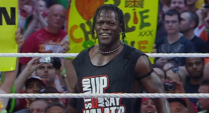 R-Truth soaks up the audience reaction