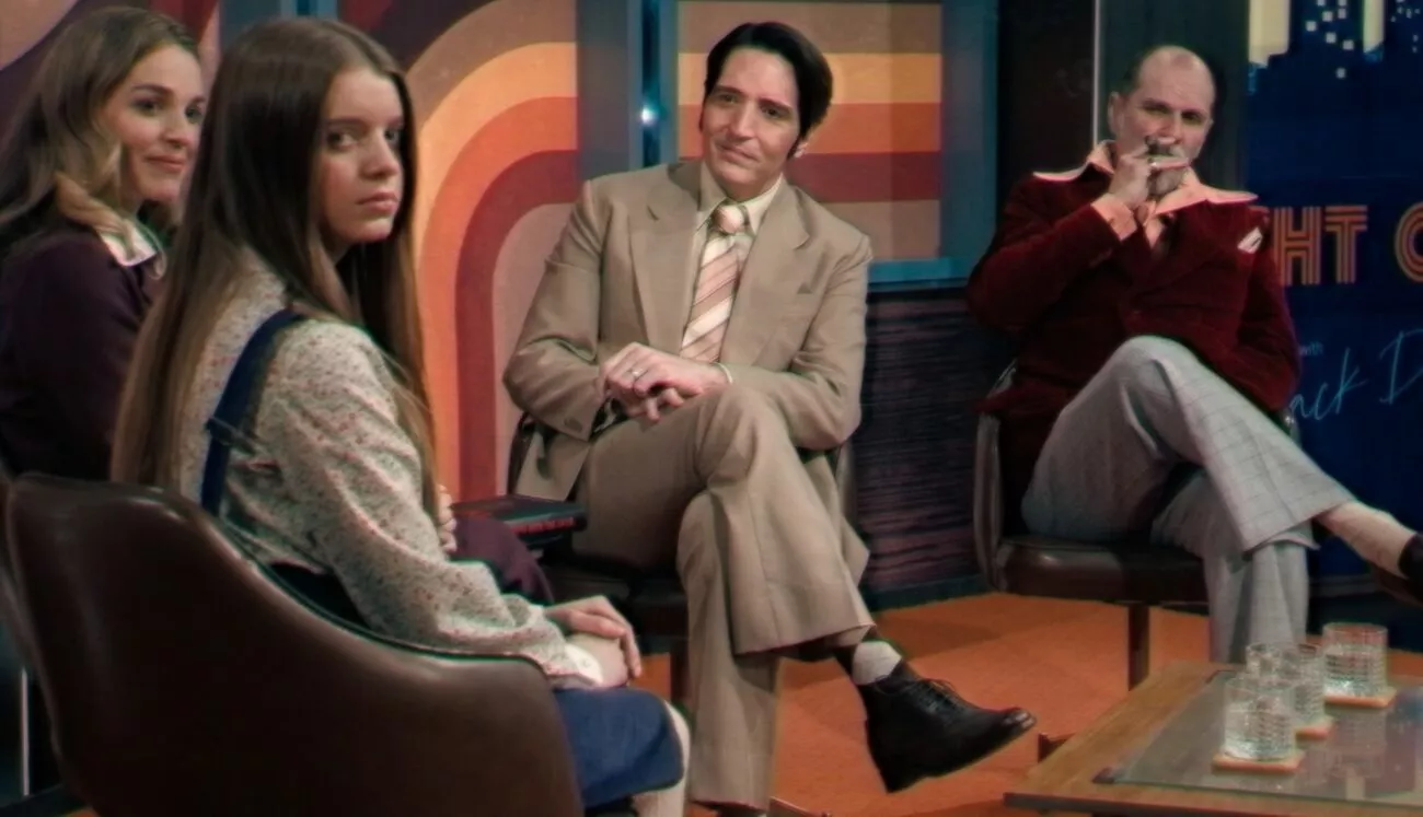 A late night host and his guests